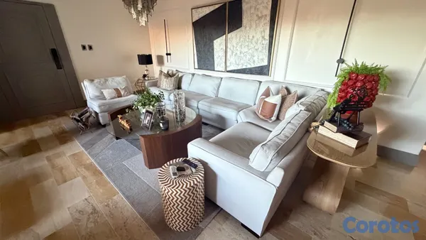 muebles y colchones - Vendo juego de muebles de sala de 6 plazas  5