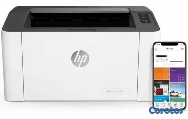 impresoras y scanners - IMPRESORA HP LASERJET 107W  INALAMBRICA PRINTER - B/W - LASER - 8.5 X 11  2