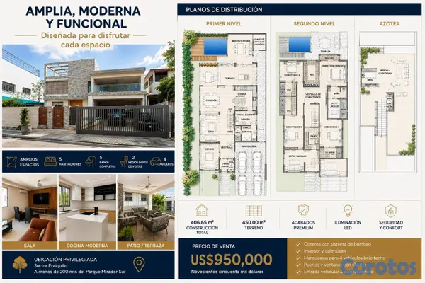 casas - EN VENTA | RESIDENCIA DE LUJO - ENRIQUILLO   8