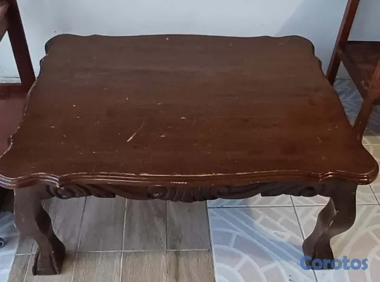 muebles y colchones - 🪵 Hermosa Mesa de Caoba para Restaurar (Mira su po 6