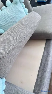 muebles y colchones - Juego de muebles 3 y 2 plazas – Tapizado gris Vend 5