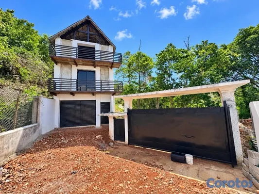 casas vacacionales y villas - Terreno con casa de huéspedes y vista al océano en Cosón, Las Terrenas 12
