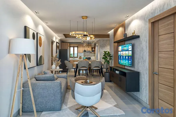 apartamentos - Apartamento en venta en Residencial Oasis, Brisas Del Norte, Santiago 5