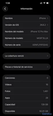 celulares y tabletas - Vendo IPhone 12 Pro Max  10