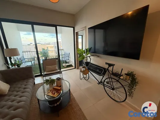 apartamentos - Hermoso Apartamento en Alquiler Amueblado 2 Hab. C 10