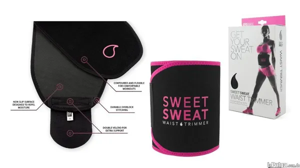 Artículos Deportivos - Faja adelgazante Sweet Sweat para cintura unisex ejercicio sauna caliente sudor 4