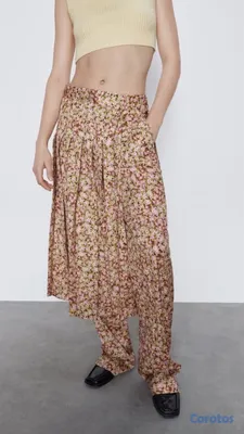 ropa para mujer - Pantalon ZARA con falda desmontable 2