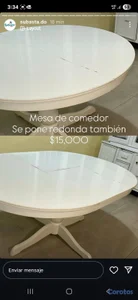 Mesa extensible a 6 personas 