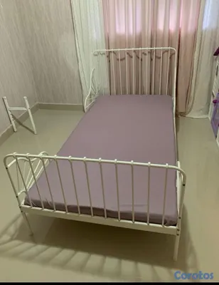 muebles y colchones - cama para niña en hierro 2