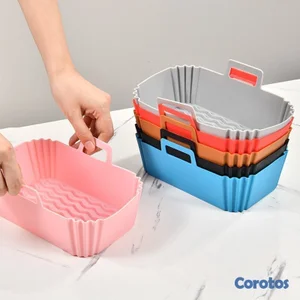 Cesta de Silicona para Air Fryer Doble Cesta  Resi