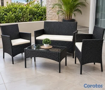 JUEGO DE MUEBLES PARA EXTERIOR 