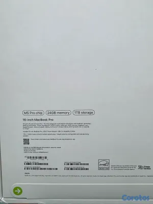 computadoras y laptops - Macbook Pro chip m5 Pro 16" 1TB 24GB Ram Nueva Sellada 2