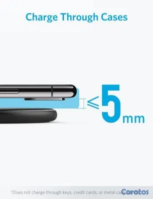 otros electronicos - CARGADOR INALÁMBRICO PARA CELULARES ANKER, 5W 3