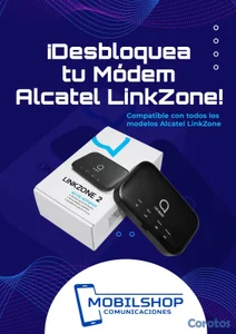 Desbloquea tu módem Alcatel linkzone con nosotros 