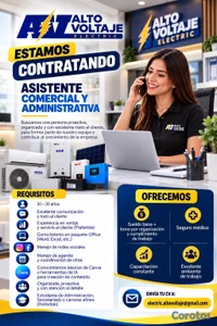 Asistente Comercial y Administrativa