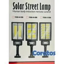 Lámpara LED Solar con Sensor de Movimiento
