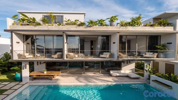 casas vacacionales y villas - Villa Maravea / Diseño Vanguardista, Espacios Exclusivos y Acabados de Primera 3