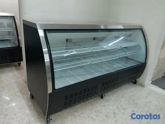 equipos profesionales - Freezer exhibidor de embutidos Deli-Case NUEVO cristal curvado  6