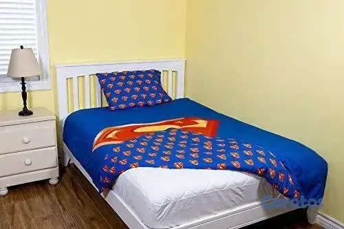 decoración y accesorios - Juego de Edredón y Funda de Almohada Superman (Tam 4