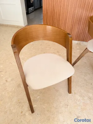 muebles y colchones - ELEGANTE JUEGO DE COMEDOR DE 6 SILLAS 3
