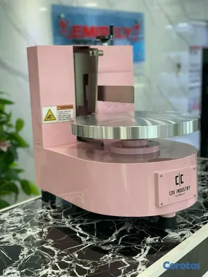 equipos profesionales - Maquina de recubrimiento giratoria decoradora de bizcochos pasteles tartas 5