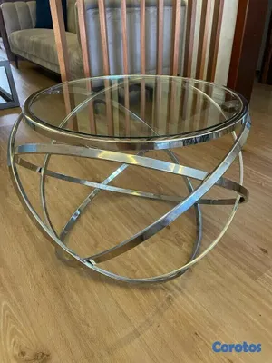 muebles y colchones - Diámetro superior: 23.5”, diámetro máximo : 28.5”, altura: 20” NEG  4