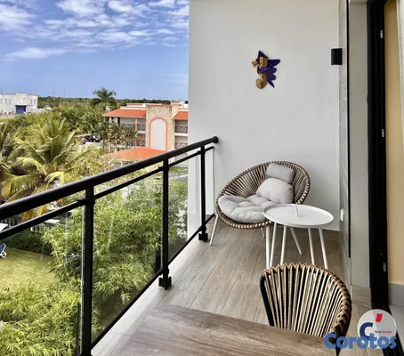apartamentos - Apto de 1 hab amueblado en Las Canas, Cap Cana · R 12