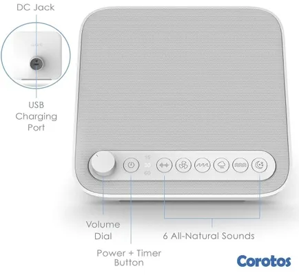 otros electronicos - Máquina de sonido blanco/white noise para dormir 8