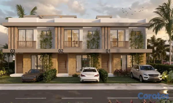 casas - Villas tipo Townhouse y Duplex en venta en Punta C 5