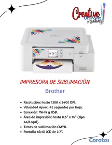 IMPRESORA DE SUBLIMACION BROTHER.