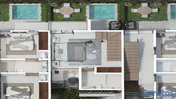casas - Luna Valentina Punta Cana | Townhouses Loft de 1 y 2 Habitaciones con Jacuzzi 5