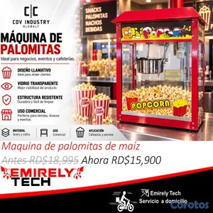 Maquina automatica de palomitas de maiz horno de palomitas generador de popcorn