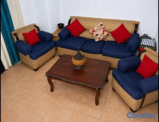 muebles y colchones - Juego de sala muebles 4 piezas De oportunidad 2