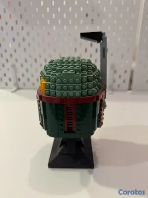 juguetes - Casco LEGO Star Wars Boba Fett (75277) armado, de  3