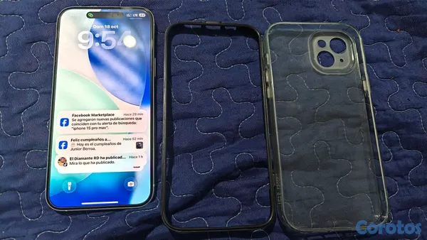celulares y tabletas - El Apple iPhone 15 Plus -256 Gigas.
85% batería.
 9