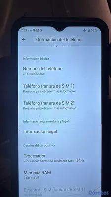 celulares y tabletas - celular zte blade 3
