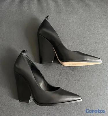 zapatos para mujer -  zapatos negros para trabajar, formales, italianos. 2