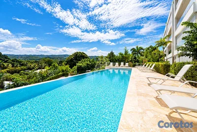 Apartamento de lujo de 2 hab y 2.5 baños en Playa Las Ballenas, Las Terrenas.