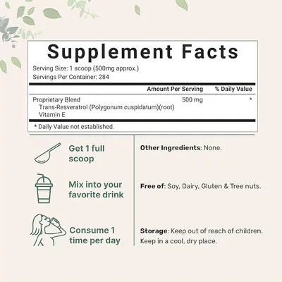 Salud y Equipamiento Médico - Resveratrol 500 Mg 142 Gramos - G A $15 - G A $1598 2