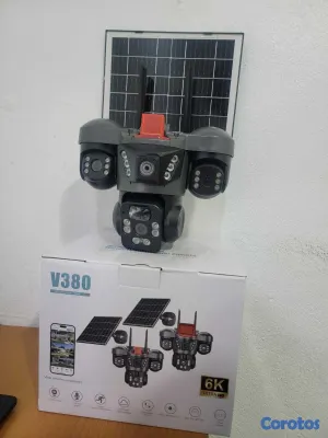camaras y audio - CAMARA WIFI DE EXTERIOR TIPO DOMO SOLAR AP-105  V3 3