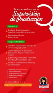 Supervisor de producción 