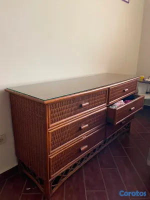 muebles y colchones - Juego de hab. en Rattan 3