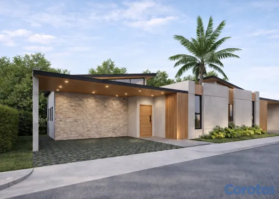 casas vacacionales y villas - Venta de villa en punta cana de 2 habitaciones en  5