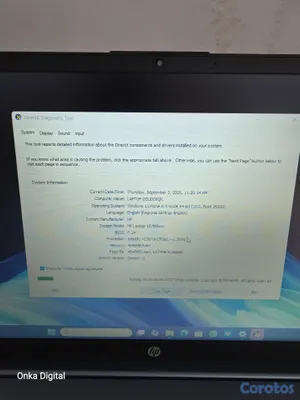 computadoras y laptops - LAPTOP HP 15 INTEL N250 128 GB SSD COLOR AZUL 7