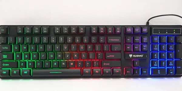 accesorios para electronica - Teclado y mouse NUBWO NKM-623 SAVITAR luces rgb gamer gaming 2