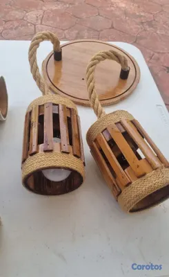 decoración y accesorios - Lámparas e iluminación, para sus galerias, terrazas, salas y mas 7