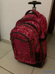 vendo mochila tipo bulto de viaje con ruedas y trae bulto - mochila adicional 