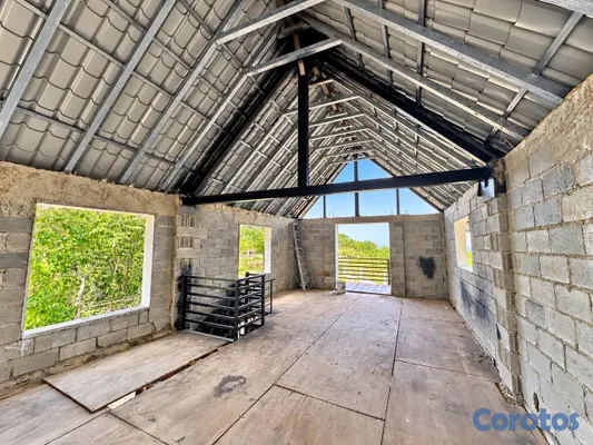 casas vacacionales y villas - Terreno con casa de huéspedes y vista al océano en Cosón, Las Terrenas 8
