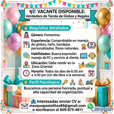 empleos disponibles - Personal para bandejas personalizadas 2