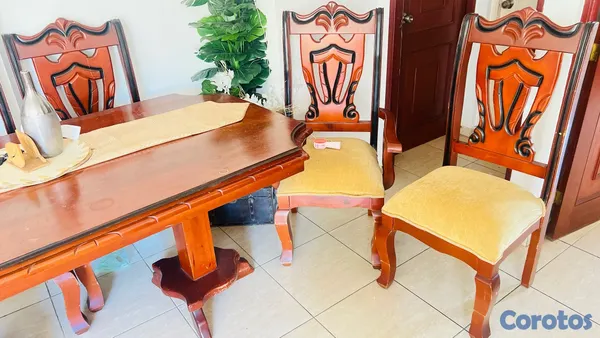 muebles y colchones - Comedor en Caoba  6